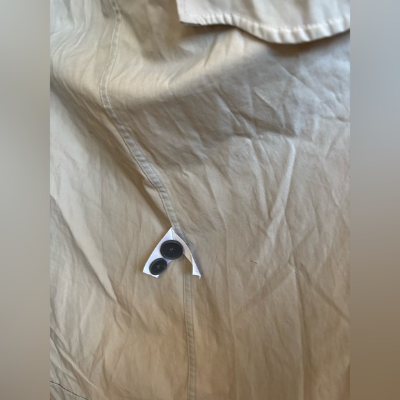 Everlane The Long Maxi Mac Trench Coat Stone M - Picture 5 of 13